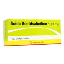 ACIDO ACETILSALICILICO 100 MG X 100 COMPRIMIDOS