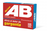 AB ANTISEPTICO LIMON 12 COMPRIMIDOS MASTICABLES 