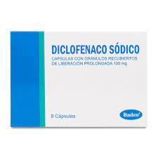 DICLOFENACO SODICO 100 MG X 8 CAPSULAS 