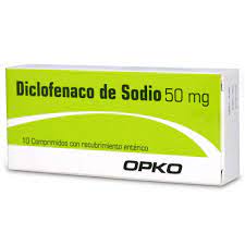 DICLOFENACO SODICO 50 MG X 10 COMPRIMIDOS